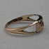 British vintage jewelry "LOVE" engraving 9ct gold ring